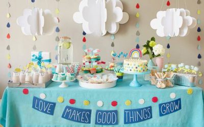 Planificando una fiesta de bautizo o baby shower