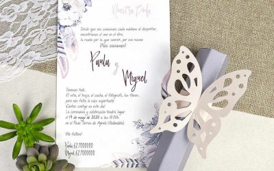 Invitaciones para una boda civil