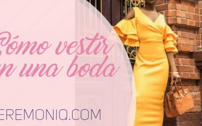 Cómo vestir en una boda