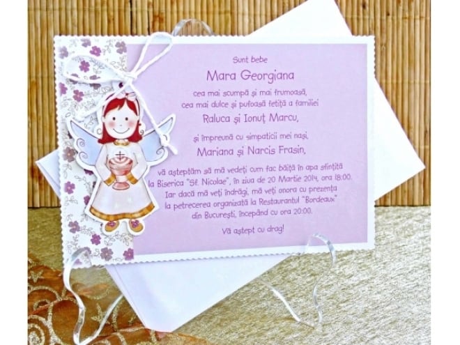 Invitación de Bautizo 15307