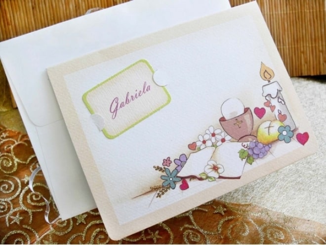 Invitación de Bautizo 3D 15315