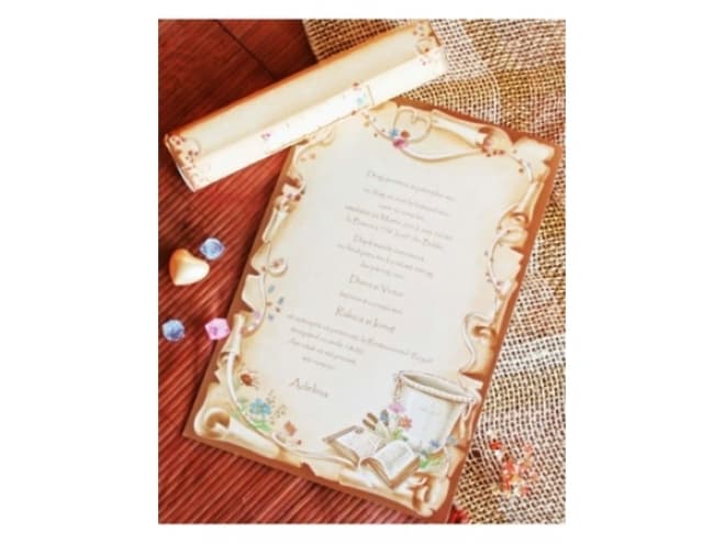 Invitación de Bautizo papiro 15211