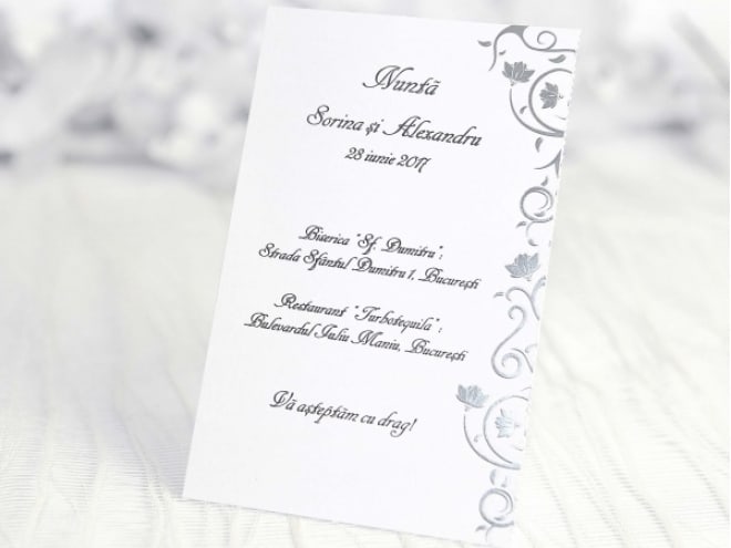 Tarjeta a juego con la invitación 43103