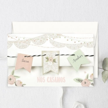 INVITACIÓN DE BODA 39730 Fiesta