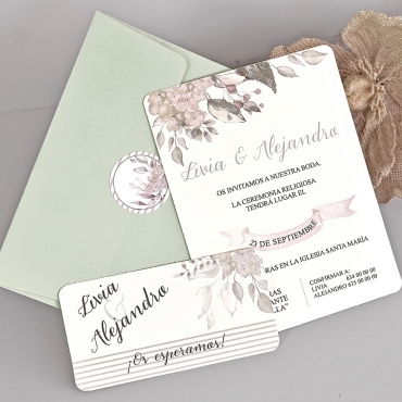 INVITACIÓN DE BODA 39742 Mint