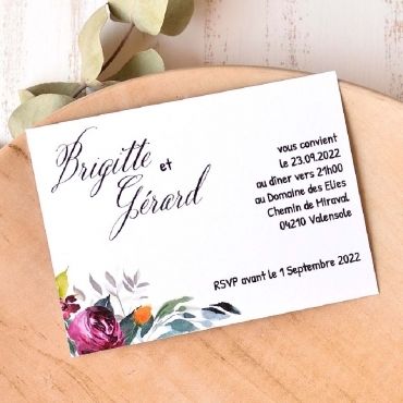 INVITACION Burgundy 115449