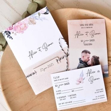 invitacion de boda Chic115452