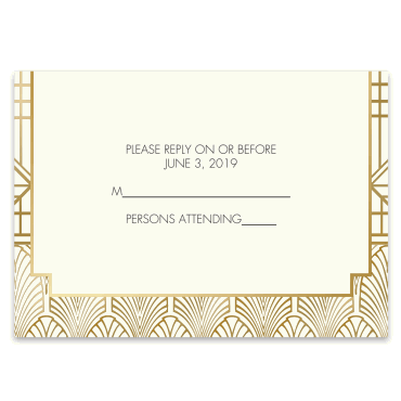 Tarjeta a juego con la invitación