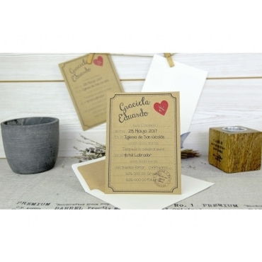 Invitación de boda 32629