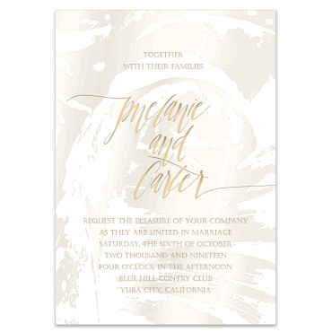 Tarjeta a juego con la invitación