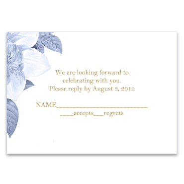 Tarjeta a juego con la invitación