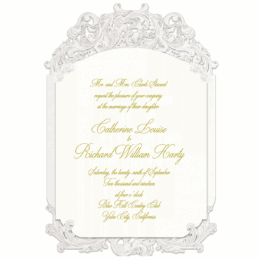 Tarjeta a juego con la invitación