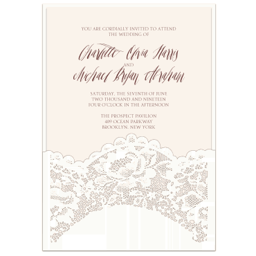 Tarjeta a juego con la invitación