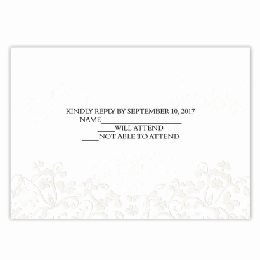 Tarjeta a juego con la invitación