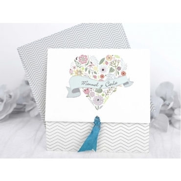 Tarjeta a juego con la invitación