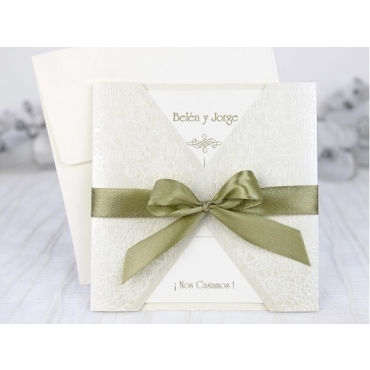 Tarjeta a juego con la invitación