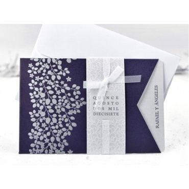 Invitación detalles florales 39111