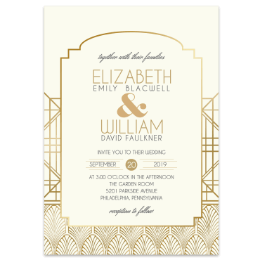 Tarjeta a juego con la invitación