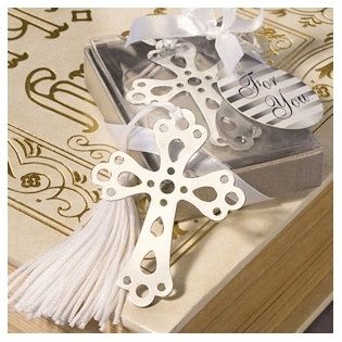 Punto libro cruz con borla en cajita regalo D8574