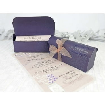 Invitación de boda cofre 39237