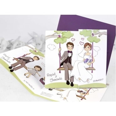 Invitación família columpios 39124