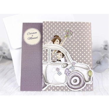 Invitación COCHE DE LOS NOVIOS 39218