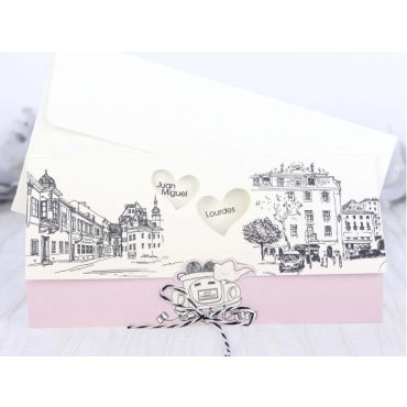 Invitación BODA EN LA CIUDAD 39219