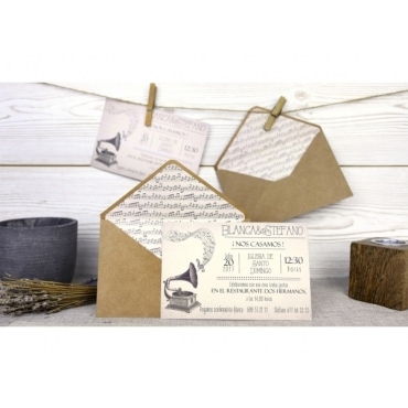 Invitación de boda 32514