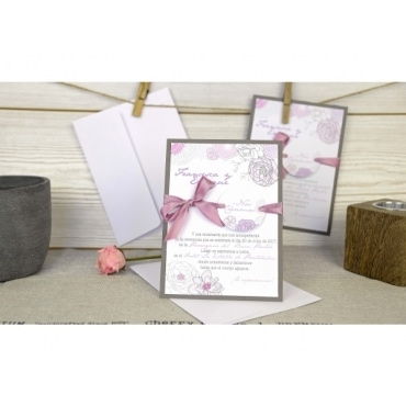 Invitación de boda bonita 32676