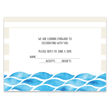 Invitación de boda estilo MARINERO 39306