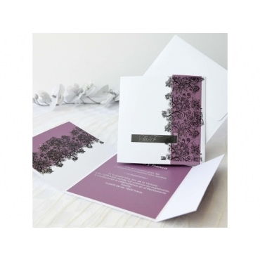 Invitación Encaje 32665