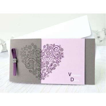 Invitación corazón 32645