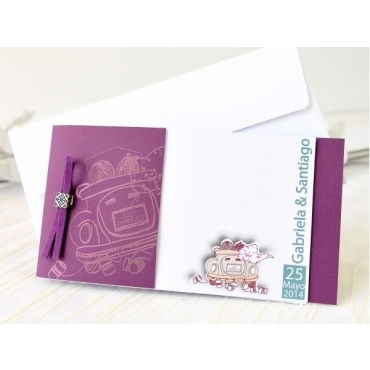 Invitación coche 32671