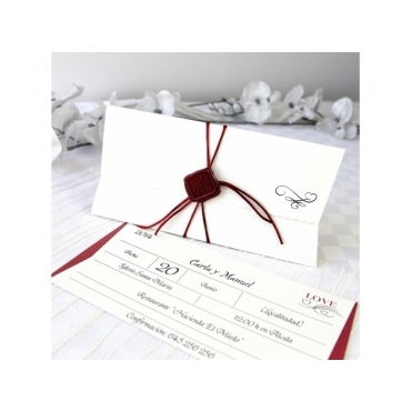 Invitación Love 60304