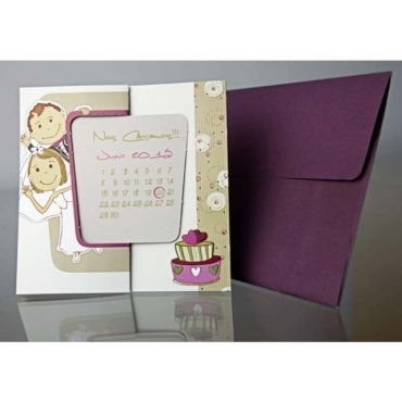 Tarjeta a juego con la invitación 44912