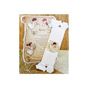 Invitación de Bautizo papiro 15318