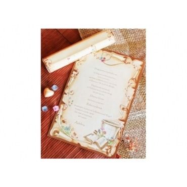 Invitación de Bautizo papiro 15211