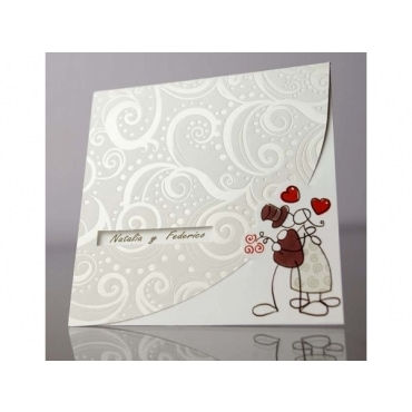 Tarjeta a juego con la invitación 44929