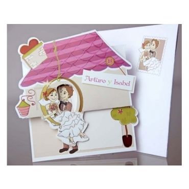 Tarjeta a juego con la invitación 44927