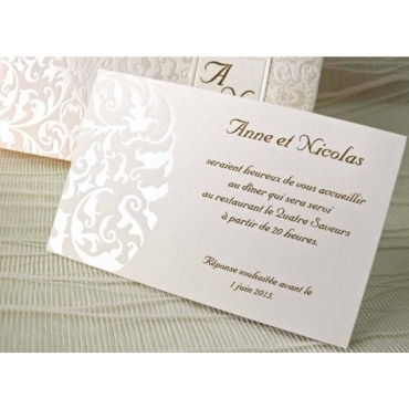 Tarjeta a juego con la invitación 42720