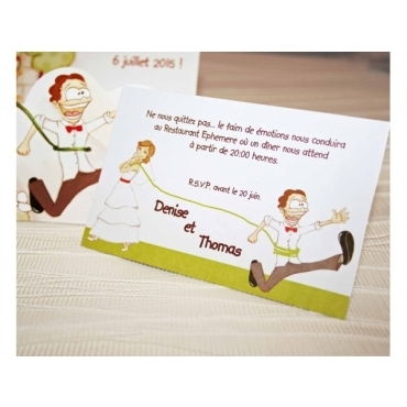 Tarjeta a juego con la invitación 42820