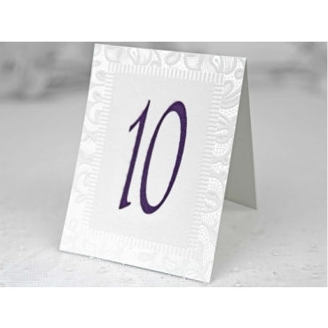 Menú de boda a juego con la invitación 3117