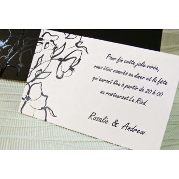 Tarjeta a juego con la invitación 42807