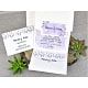 Invitación de boda lavanda 39311